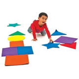 Coloured Carpet Shapes - 30 Pieces - Modern Teaching Aids NZ