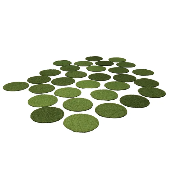 MTA Spaces - Pretend Grass Placement Mats - 30  Pieces - Modern Teaching Aids NZ