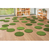 MTA Spaces - Pretend Grass Placement Mats - 30  Pieces - Modern Teaching Aids NZ