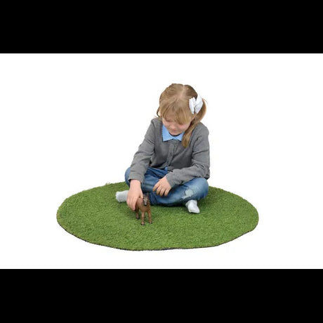 Pretend Grass Round Mat - 88cm - Modern Teaching Aids NZ