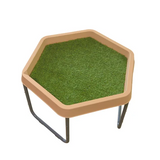 MTA Spaces - Pretend Grass Hex Mat - 76 x 67cm - Modern Teaching Aids NZ