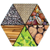 MTA Spaces - Hex Tray Playmat - Textures - Modern Teaching Aids NZ