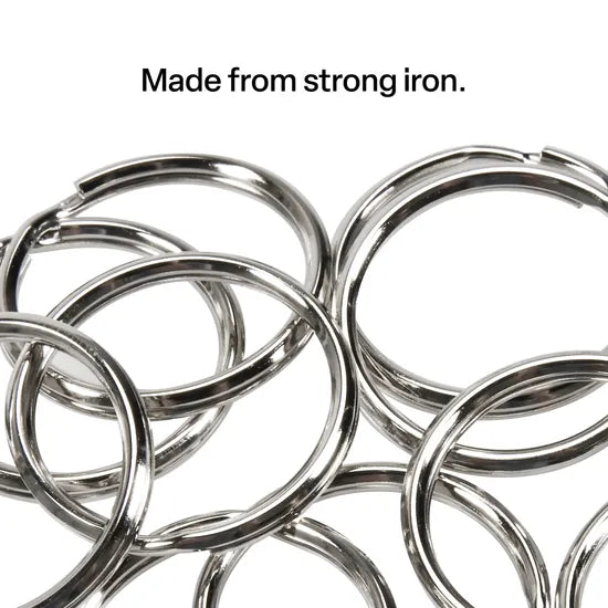Split Rings Silver 20mm - Pack of 10 - Modern Teaching Aids NZ