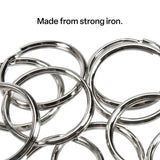 Split Rings Silver 20mm - Pack of 10 - Modern Teaching Aids NZ