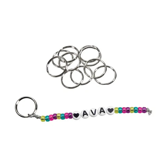 Split Rings Silver 20mm - Pack of 10 - Modern Teaching Aids NZ