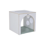 SafeSpace Toddler Exploratory Cube & Mat - Sage Green - Modern Teaching Aids NZ