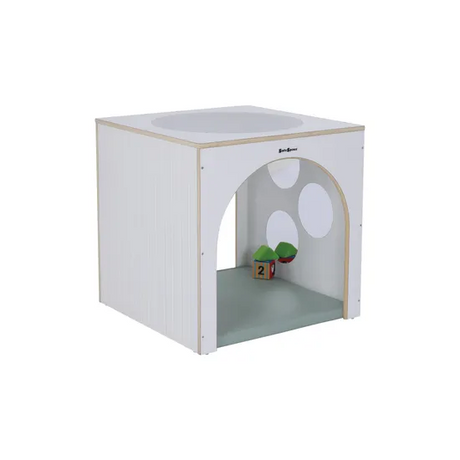 SafeSpace Toddler Exploratory Cube & Mat - Sage Green - Modern Teaching Aids NZ