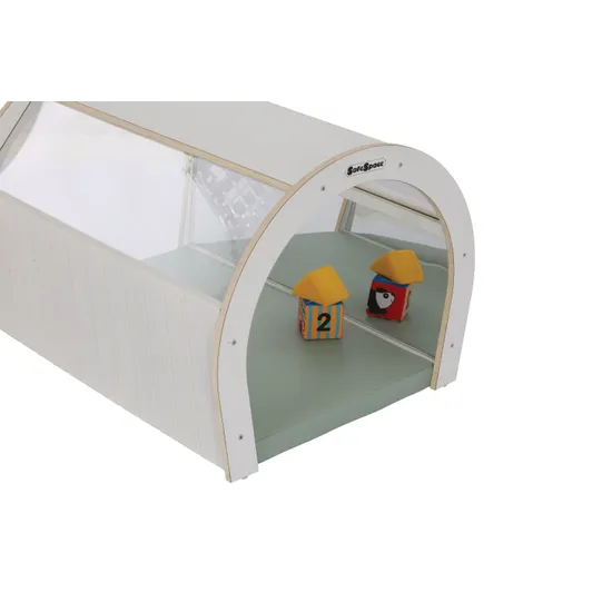 SafeSpace Toddler Crawl Tunnel & Mat - Sage Green - Modern Teaching Aids NZ