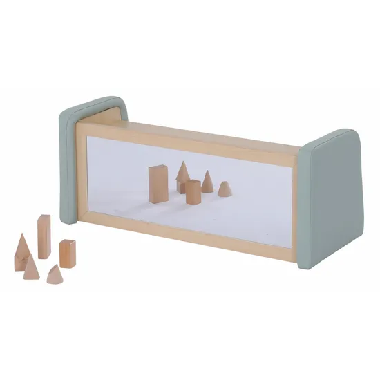 SafeSpace - 3 Compartment Shelf - Sage - Modern Teaching Aids NZ