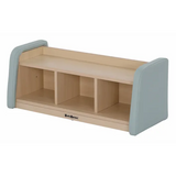 SafeSpace - 3 Compartment Shelf - Sage - Modern Teaching Aids NZ
