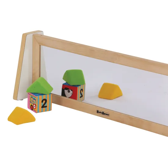 SafeSpace - Room Divider & Mirror - White - Modern Teaching Aids NZ