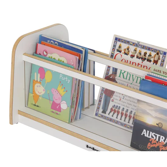 SafeSpace - Low Book Shelf - White - Modern Teaching Aids NZ