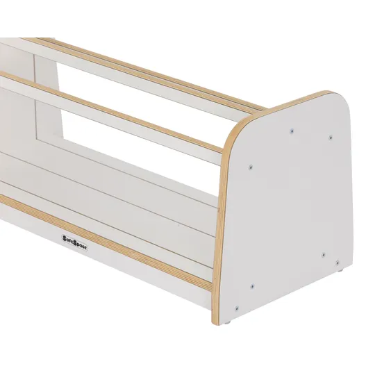 SafeSpace - Low Book Shelf - White - Modern Teaching Aids NZ