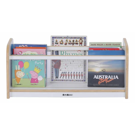 SafeSpace - Low Book Shelf - White - Modern Teaching Aids NZ