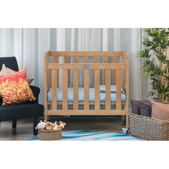 SafeSpace - Compact Cot & Mattress - Natural - Modern Teaching Aids NZ