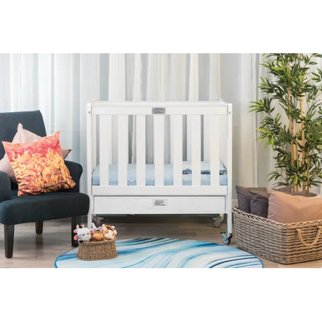 SafeSpace Compact Cot Mattress & Drawer White - Modern Teaching Aids NZ