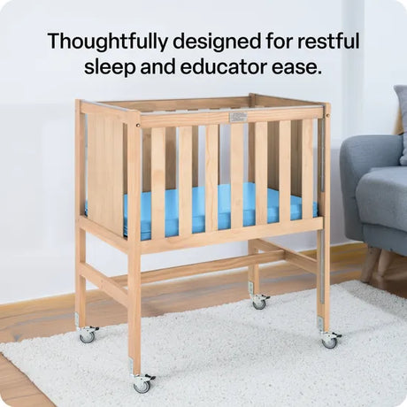 SafeSpace - Ergonomic Cot & Mattress - Natural - Modern Teaching Aids NZ