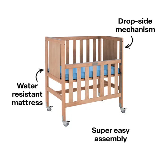 SafeSpace - Ergonomic Cot & Mattress - Natural - Modern Teaching Aids NZ