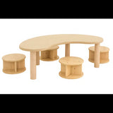 SafeSpace - Toddler Group Table & Stools - 5  Pieces - Modern Teaching Aids NZ