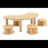 SafeSpace - Toddler Group Table & Stools - 5  Pieces - Modern Teaching Aids NZ