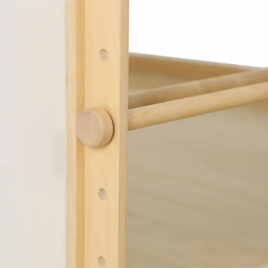 SafeSpace - Wall Mirror with Adjustable Barre - Natural - Modern Teaching Aids NZ