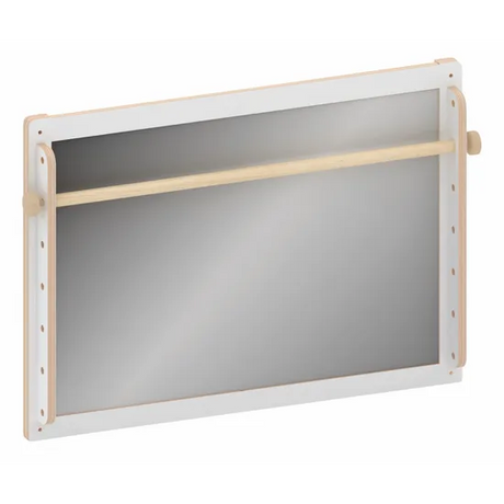SafeSpace - Wall Mirror with Adjustable Barre - White - Modern Teaching Aids NZ