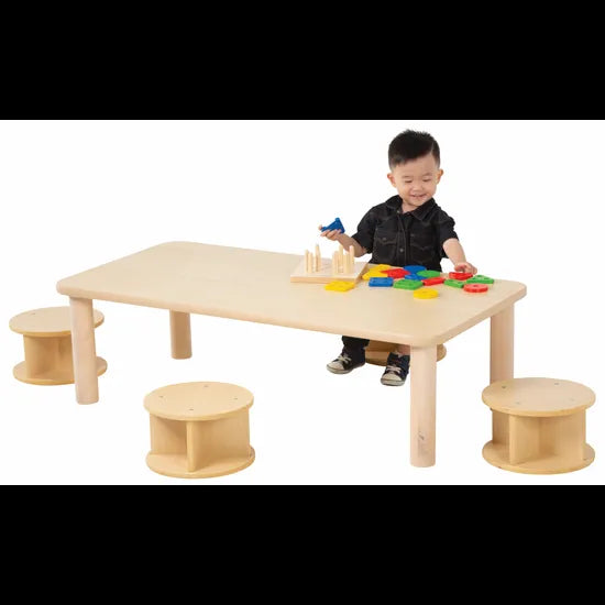 SafeSpace - Rectangular Table - 120x60x35 - Modern Teaching Aids NZ