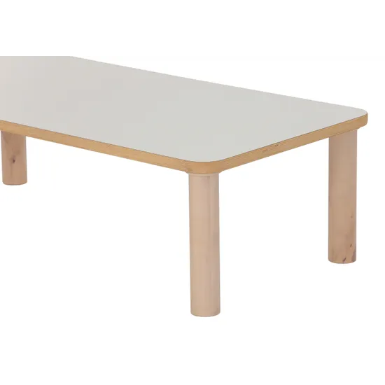 SafeSpace - Toddler Rectangular Table - White - Modern Teaching Aids NZ