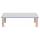 SafeSpace - Toddler Rectangular Table - White - Modern Teaching Aids NZ