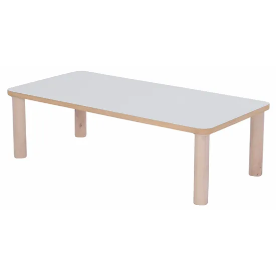 SafeSpace - Toddler Rectangular Table - White - Modern Teaching Aids NZ