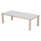 SafeSpace - Toddler Rectangular Table - White - Modern Teaching Aids NZ