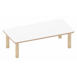SafeSpace - Toddler Rectangular Table - White - Modern Teaching Aids NZ