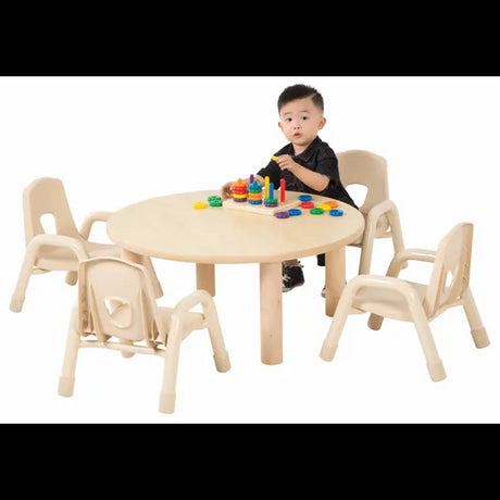 SafeSpace - Round Table - 80x35 - Modern Teaching Aids NZ