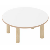 SafeSpace - Toddler Round Table - White - Modern Teaching Aids NZ