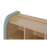 SafeSpace - 6 Compartment Shelf - Sage - Modern Teaching Aids NZ