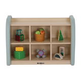 SafeSpace - 6 Compartment Shelf - Sage - Modern Teaching Aids NZ
