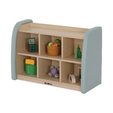 SafeSpace - 6 Compartment Shelf - Sage - Modern Teaching Aids NZ