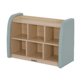 SafeSpace - 6 Compartment Shelf - Sage - Modern Teaching Aids NZ