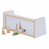SafeSpace - Low Shelf - White - Modern Teaching Aids NZ