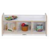 SafeSpace - Low Shelf - White - Modern Teaching Aids NZ
