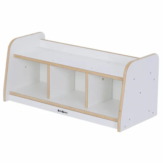 SafeSpace - Low Shelf - White - Modern Teaching Aids NZ