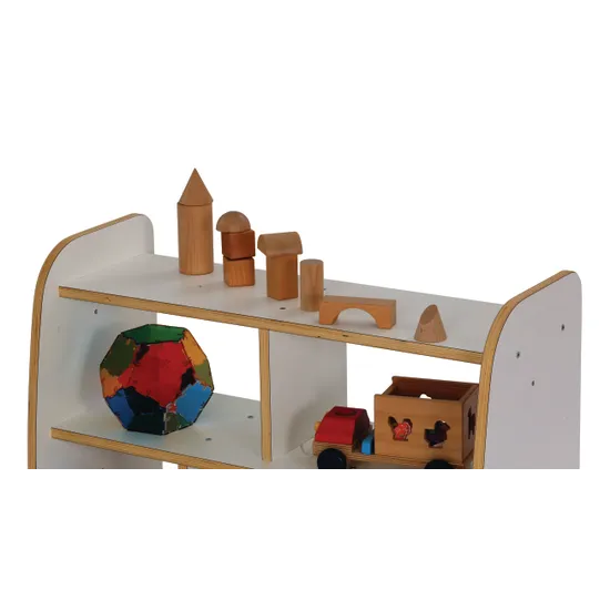 SafeSpace - Open Back Shelf - White - Modern Teaching Aids NZ