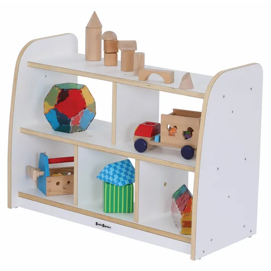 SafeSpace - Open Back Shelf - White - Modern Teaching Aids NZ