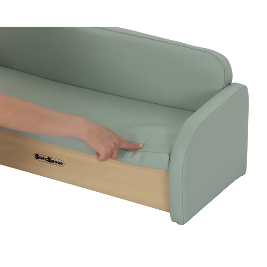 SafeSpace - Double Sofa - Sage - Modern Teaching Aids NZ