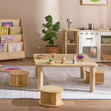 SafeSpace - Round Stool - 28x16.5cm - Modern Teaching Aids NZ