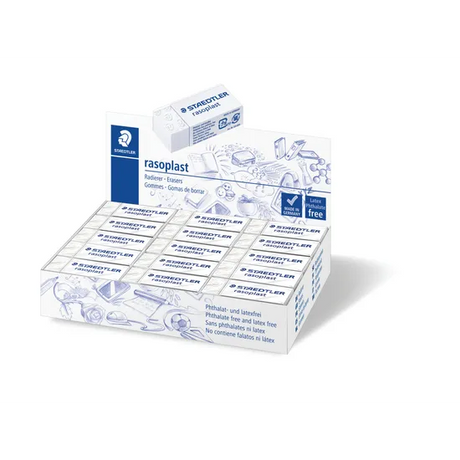 Staedtler Rasoplast Eraser Medium - PK 30 - Modern Teaching Aids NZ