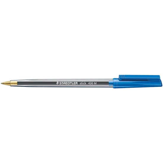 Staedtler Stick Ballpoints Medium Blue - Pack of 50 - Modern Teaching Aids NZ
