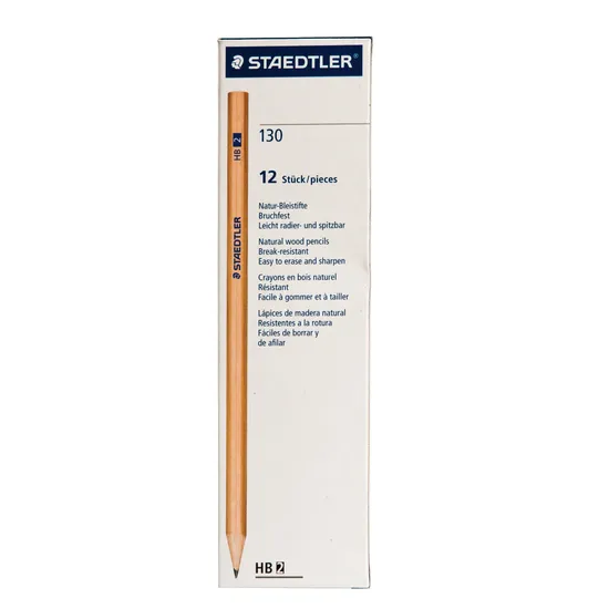Staedtler Natural Finish Pencils HB - Pack of 12 - Modern Teaching Aids NZ