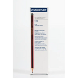 Staedtler Tradition Black Graphite 2B - Pack of 12 - Modern Teaching Aids NZ