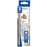 Staedtler Tri Natural Pencils Jumbo 2B - Pack of 12 - Modern Teaching Aids NZ